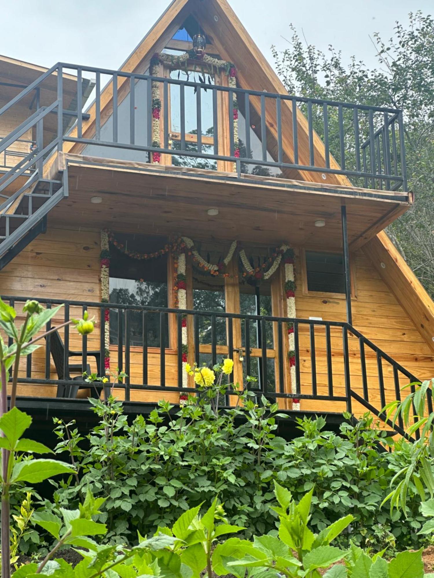 Magica Mount A Frame Wood House Villa Kodaikanal Eksteriør bilde